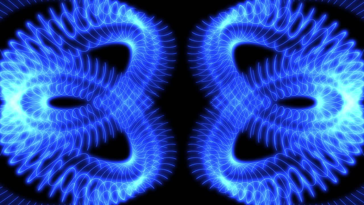 Abstract rotating blue animated backdrop loopable