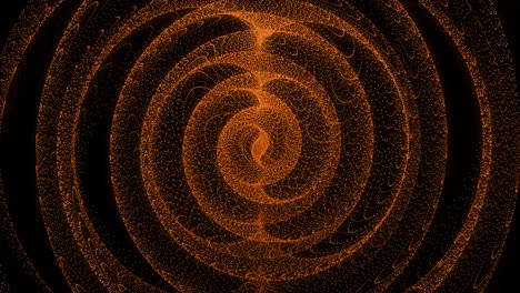 patrón de forma de punto de color naranja animación gráficos de movimiento
