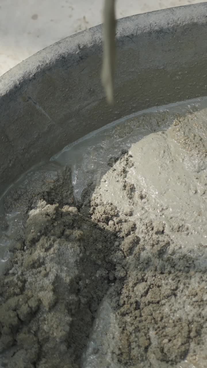 Mixing Cement or Concrete