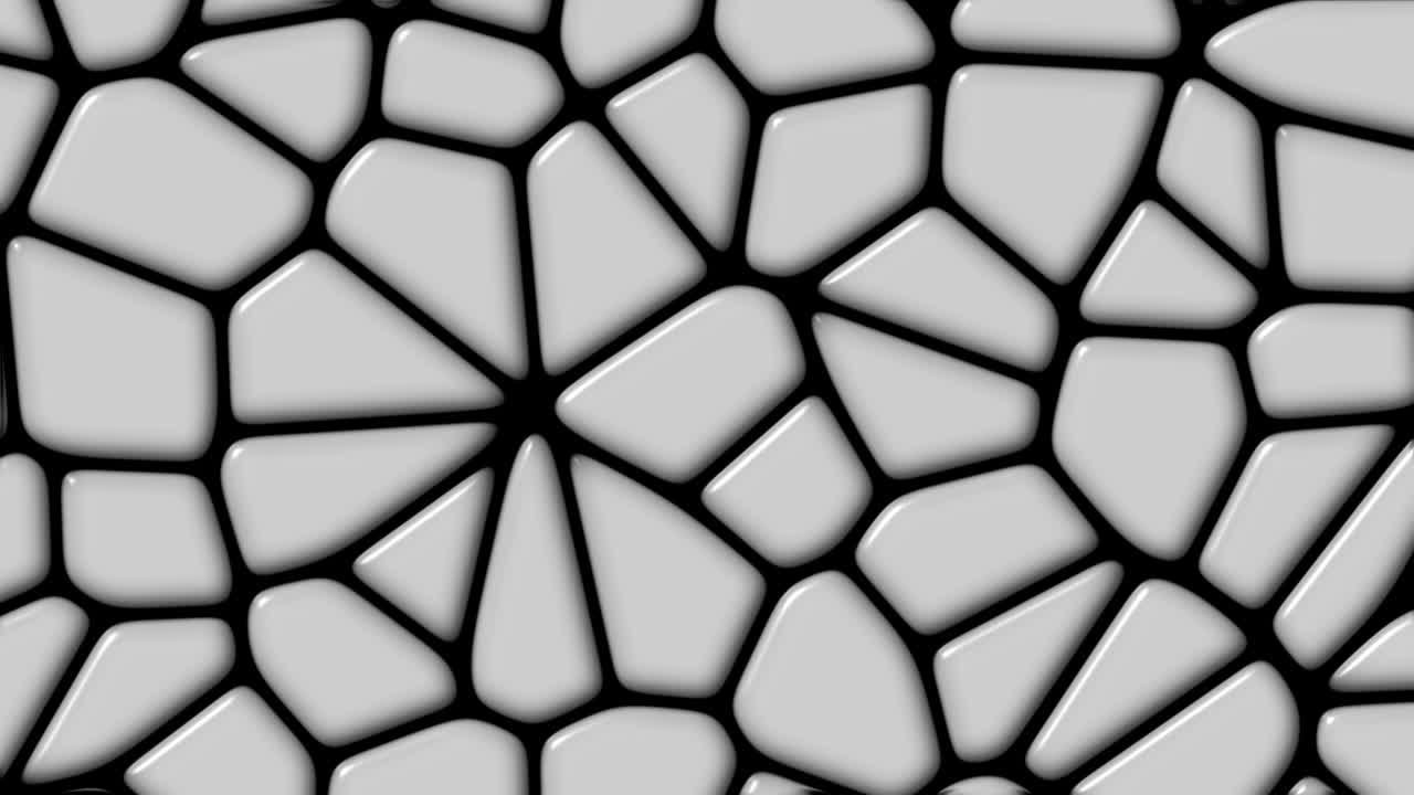 Mosaic abstract animation video