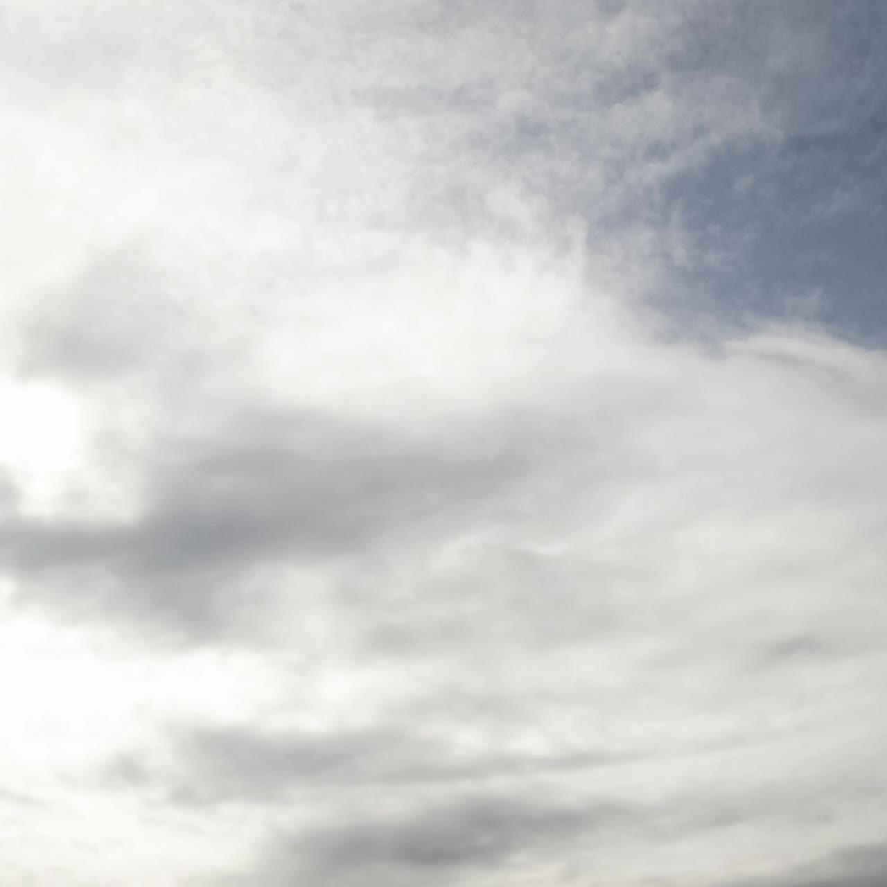 White clouds flowing on summer. Time lapse of cloudy sky environment