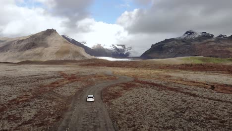 Wide-Aerial-Shot-Driving-Towards-the-Mountains