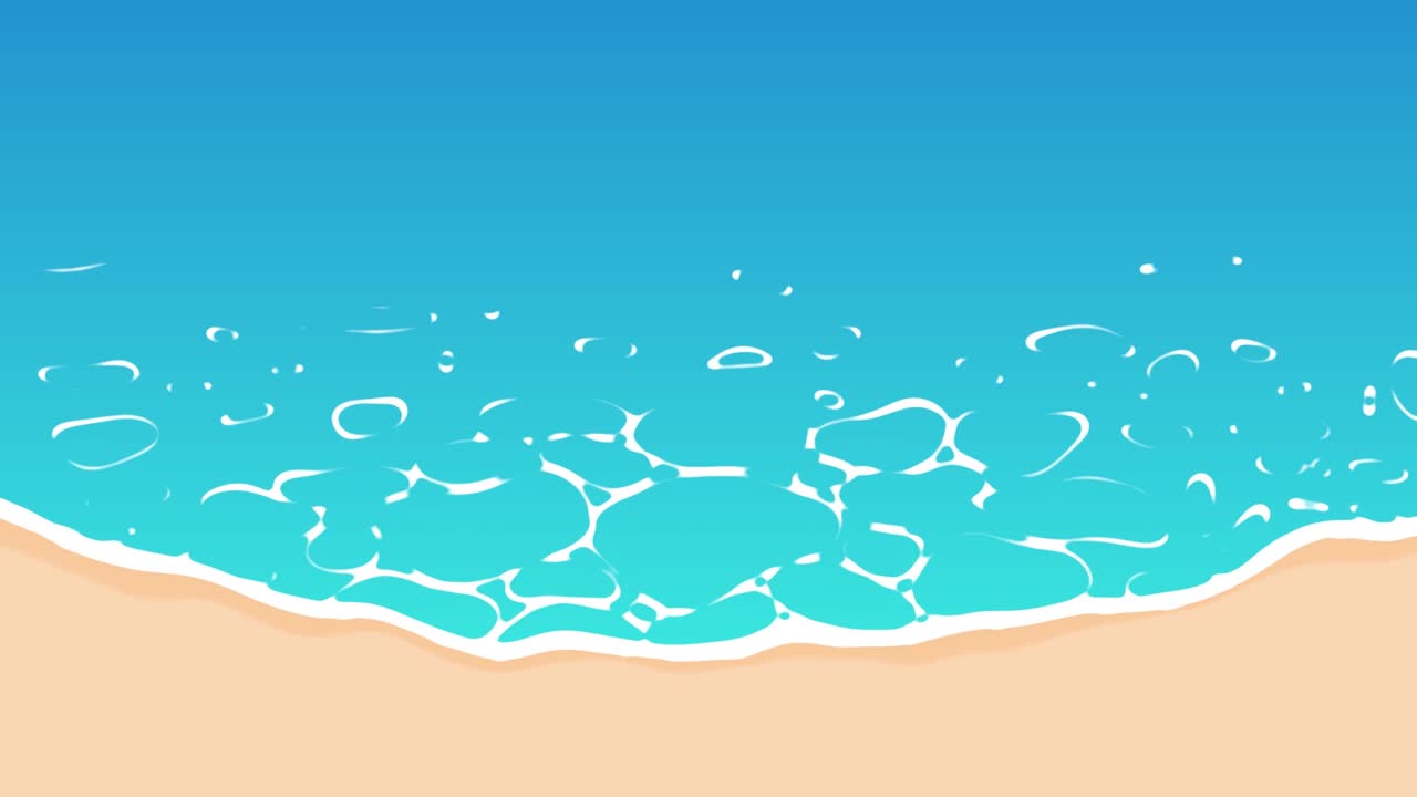water ripples animation waves on the beach | freepik