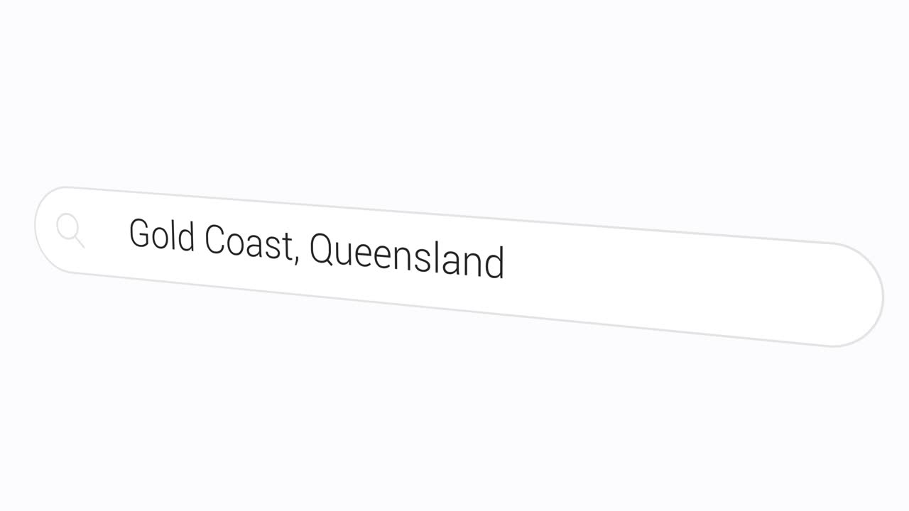 Gold Coast, Queensland On Search Bar - Responsive Navigation Menu