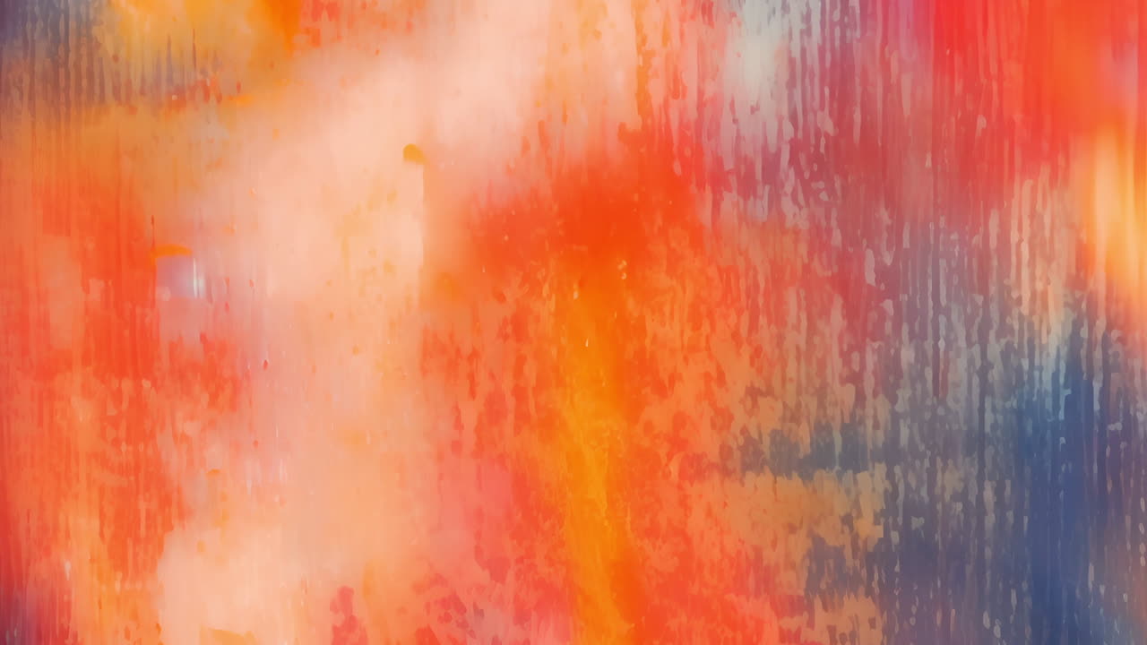 Abstract colorful paint strokes animation over textured background