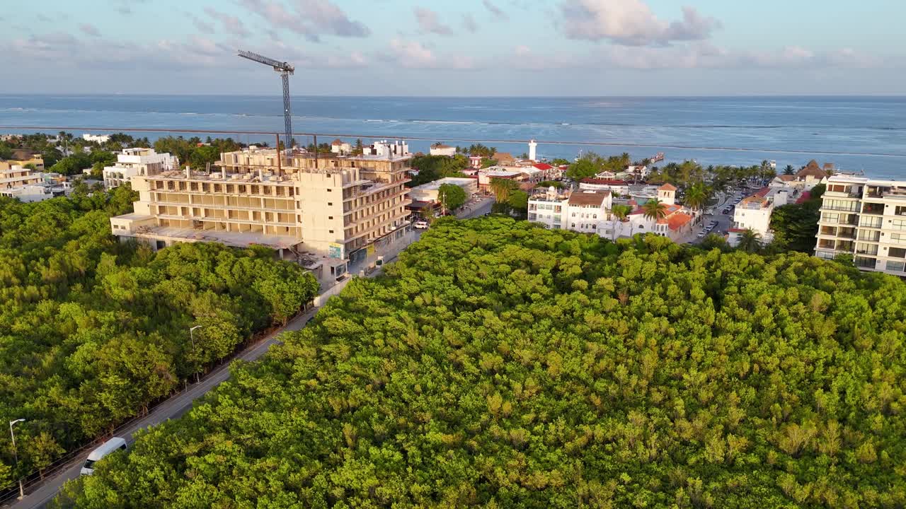 Caribean coastal town, Puerto Morelos, Quintana Roo