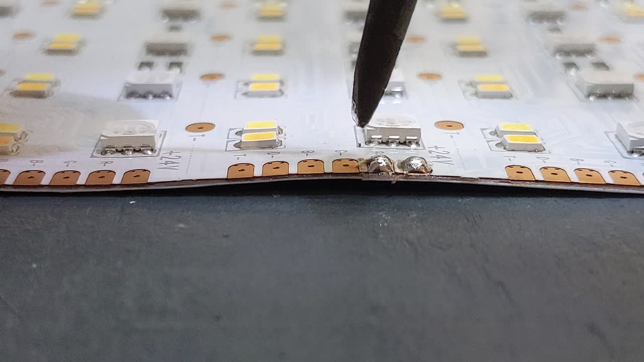 Low front on. Tinning led panel.