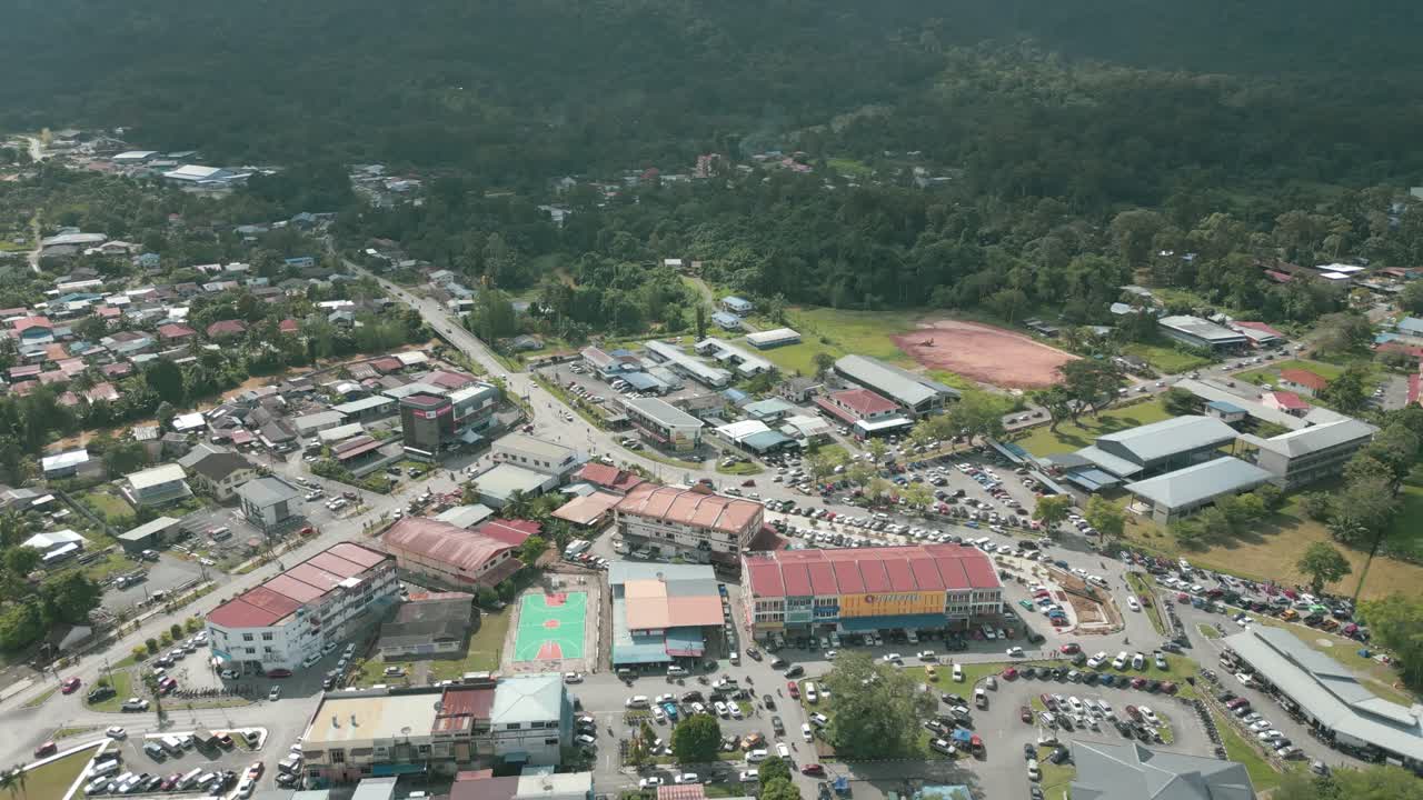 Drone View At Lundu Town During Summer, In conjunction Of Regatta Traditional Long Boat Race Batang Kayan River, With Car And Bike Show.
#regatta