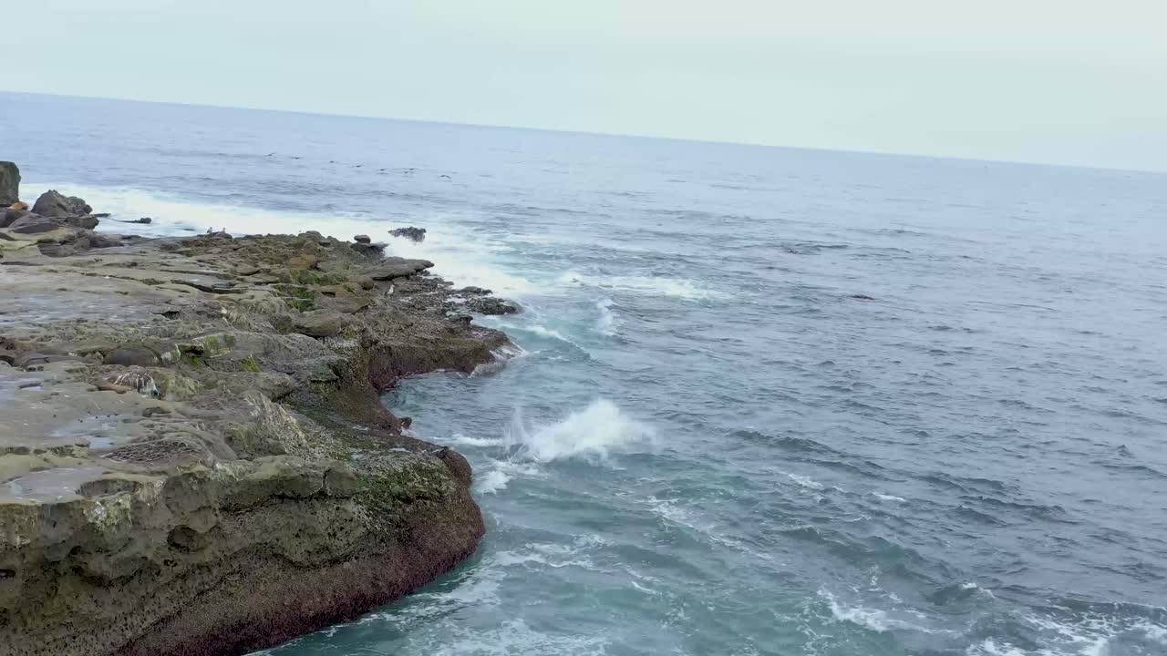 Aerial view of La Jolla Cove in southern California