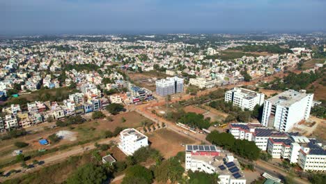 vista aérea de la ciudad de mysore