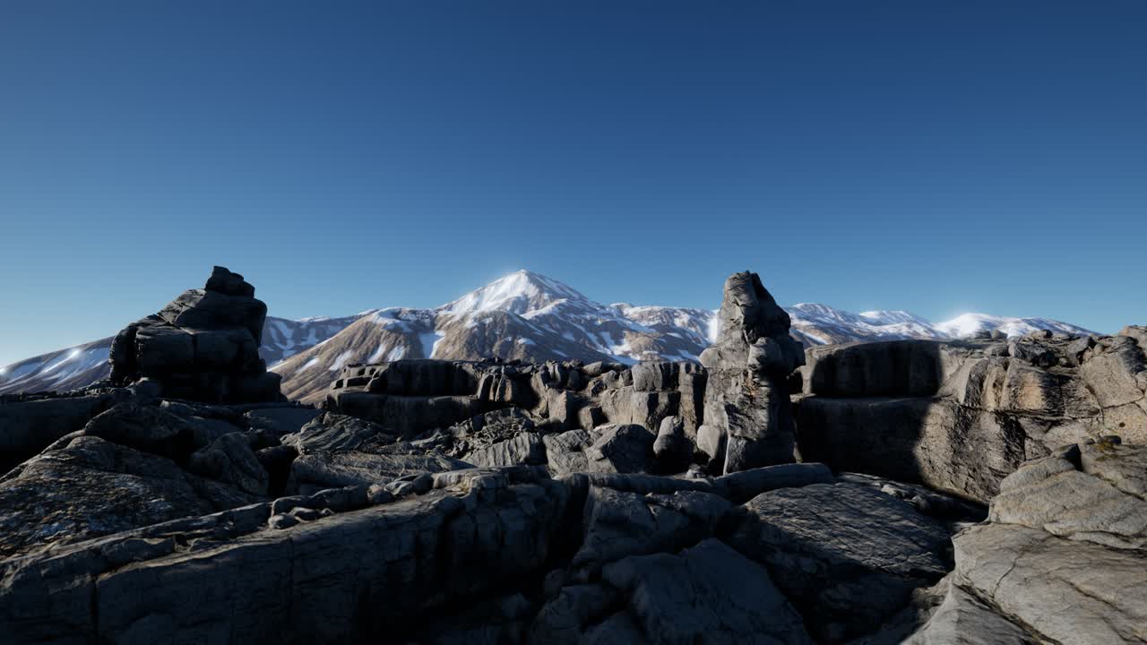 rocas y piedras en las montañas de los alpes