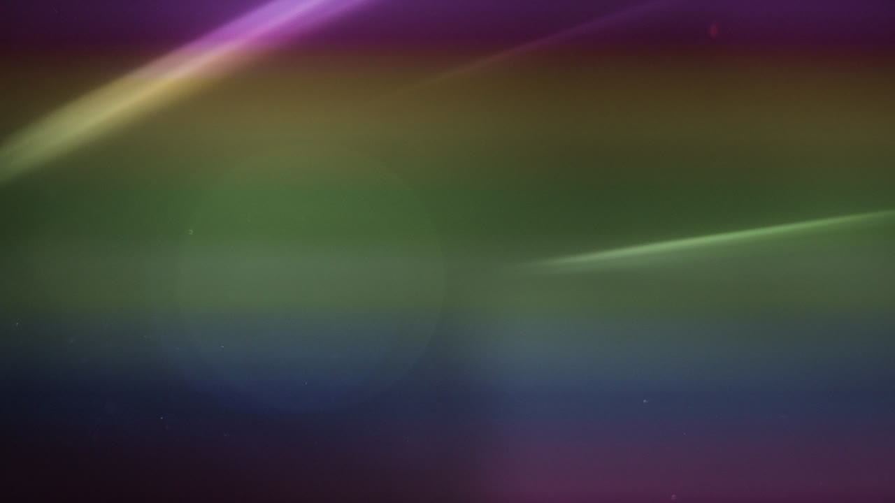 Dynamic Light Leaks and Lens Flares with Shifting Colors