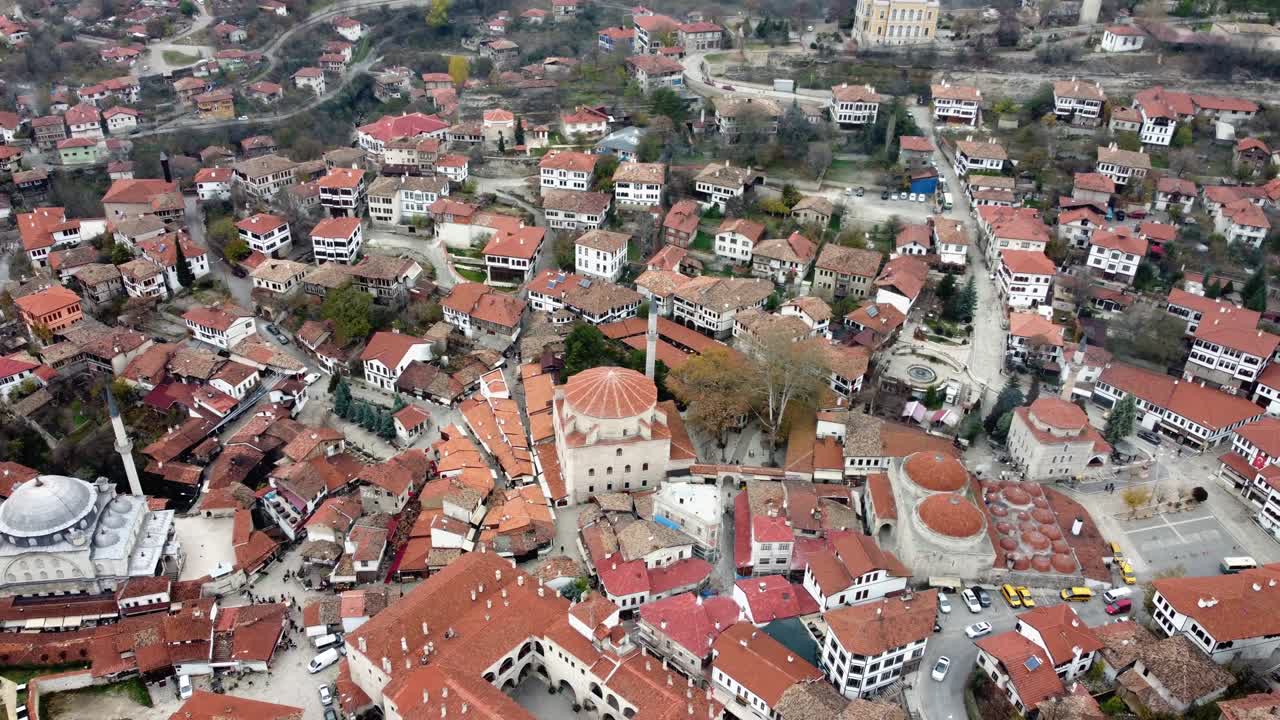 vista aérea de las casas anatolias
