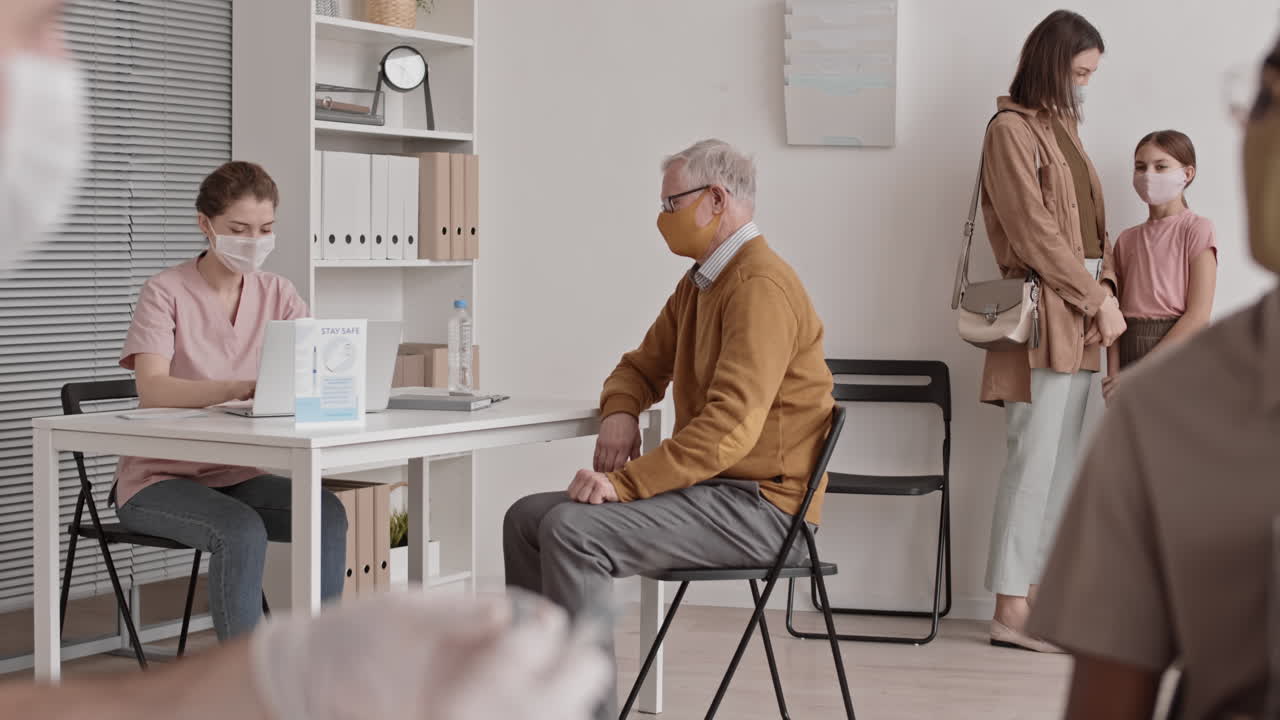 Patients Getting Medical Consultation in Hospital