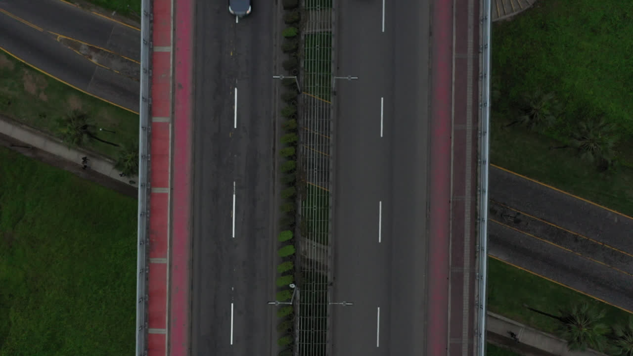 리마, 페루, 드론 영상. 공중선