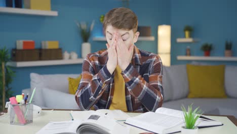 the student who is bored with the lesson.