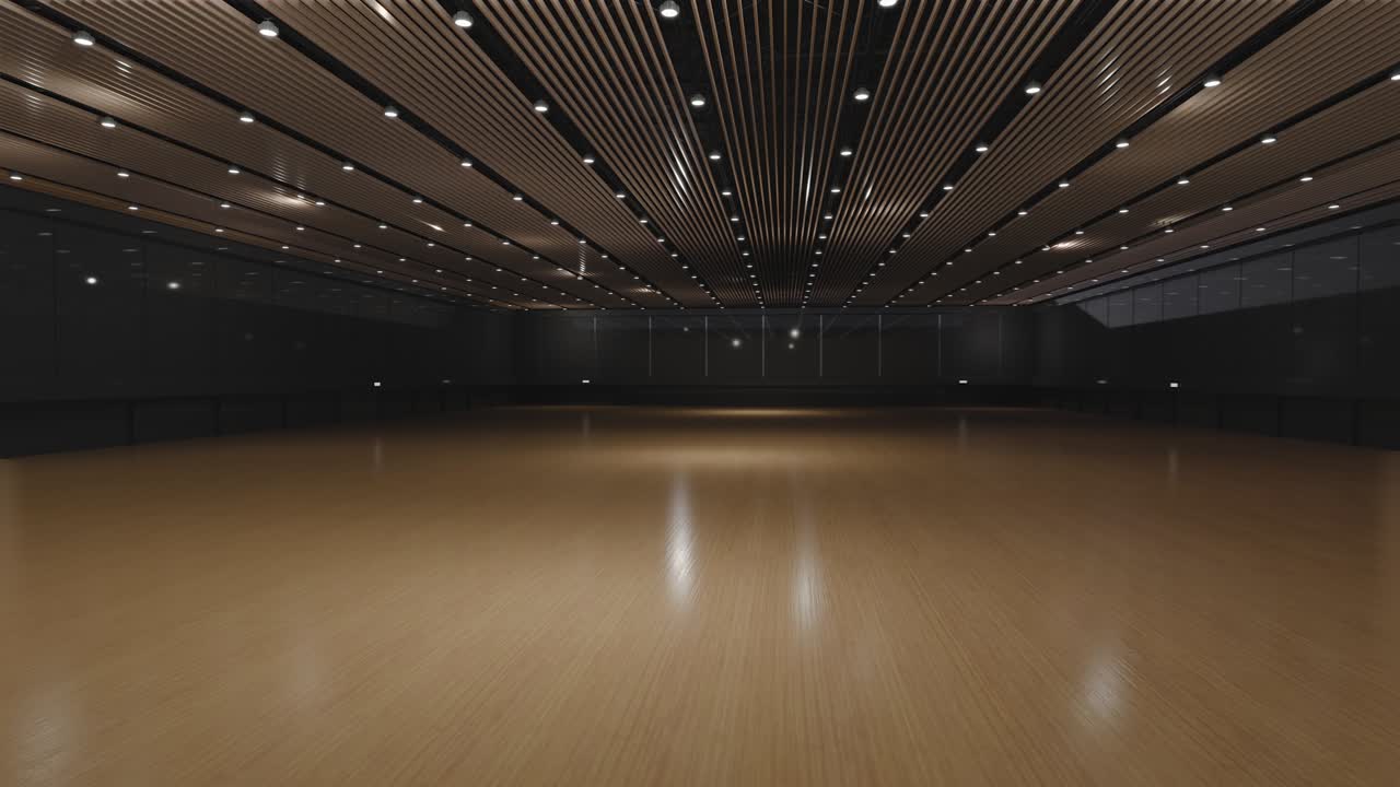 전시 스탠드, 부스, 제품, 컨벤션 홀, 컨퍼런스, 온라인, 엔터테인먼트, 콘서트, 이벤트, 스포츠, 라이브, 애니메이션 루프 4k3d 렌더링.