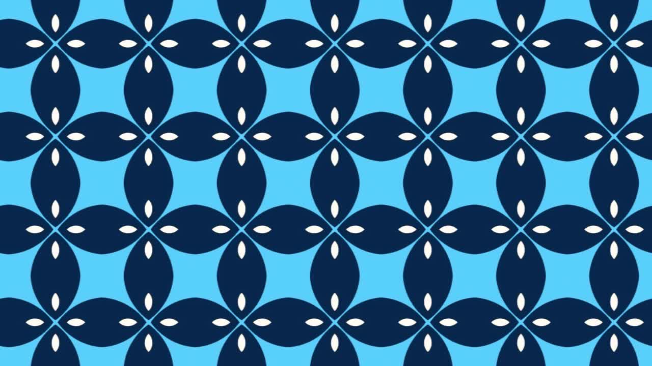 Beautiful abstract background animation with colorful seamless patterns slide.