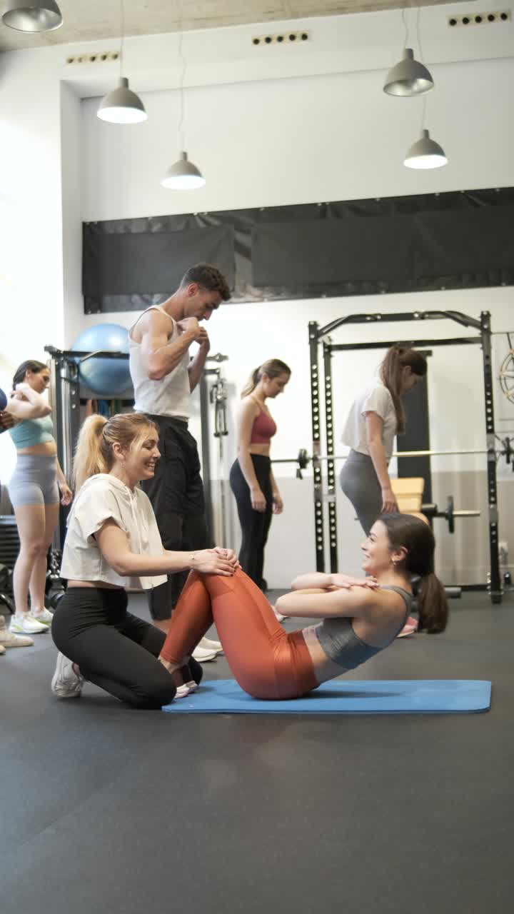 Group Fitness Class Workout Session