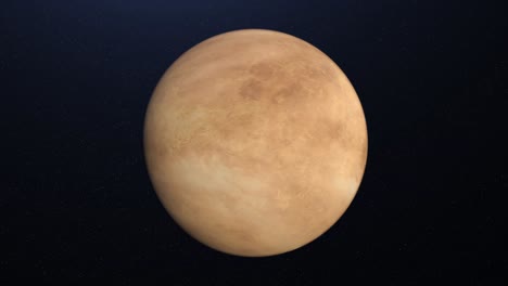 venus, the second planet from the sun, a rocky planet with a thick atmosphere