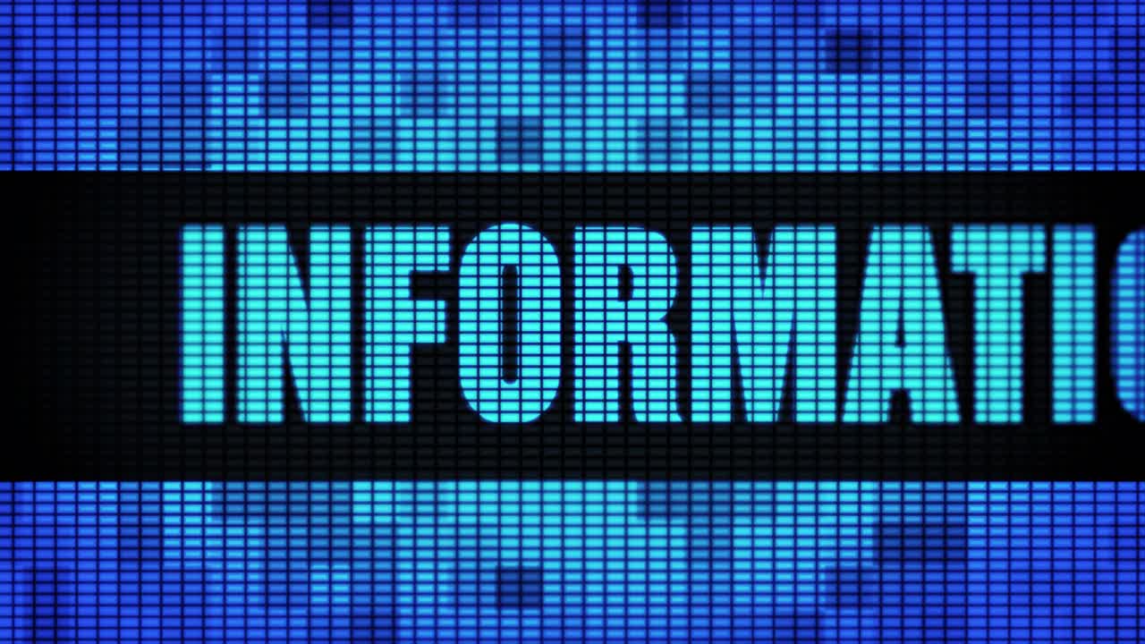 Information Display on a LED Screen