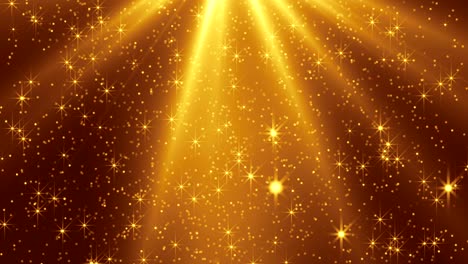 gouden glinsterende sterren kerst achtergrond