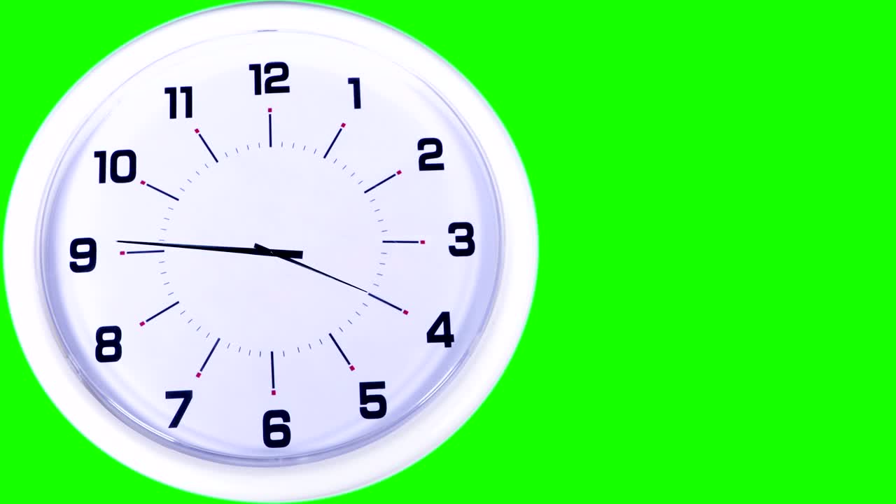 Time lapse of wall clock