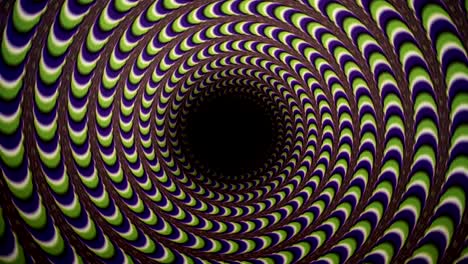 hypnotized spinning rotation background effect