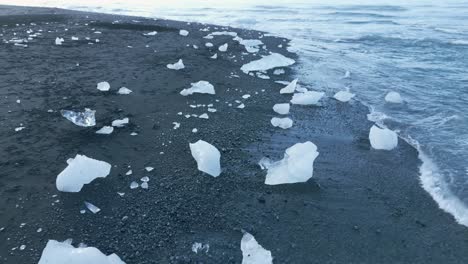 Scenic-View-Of-Ice-Rocks-At-The-Black