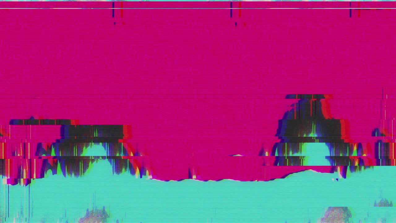 Unique Design Abstract Digital Animation Pixel Noise Glitch Error Video Damage