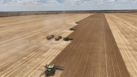 broad acre grain harvesting in western australia