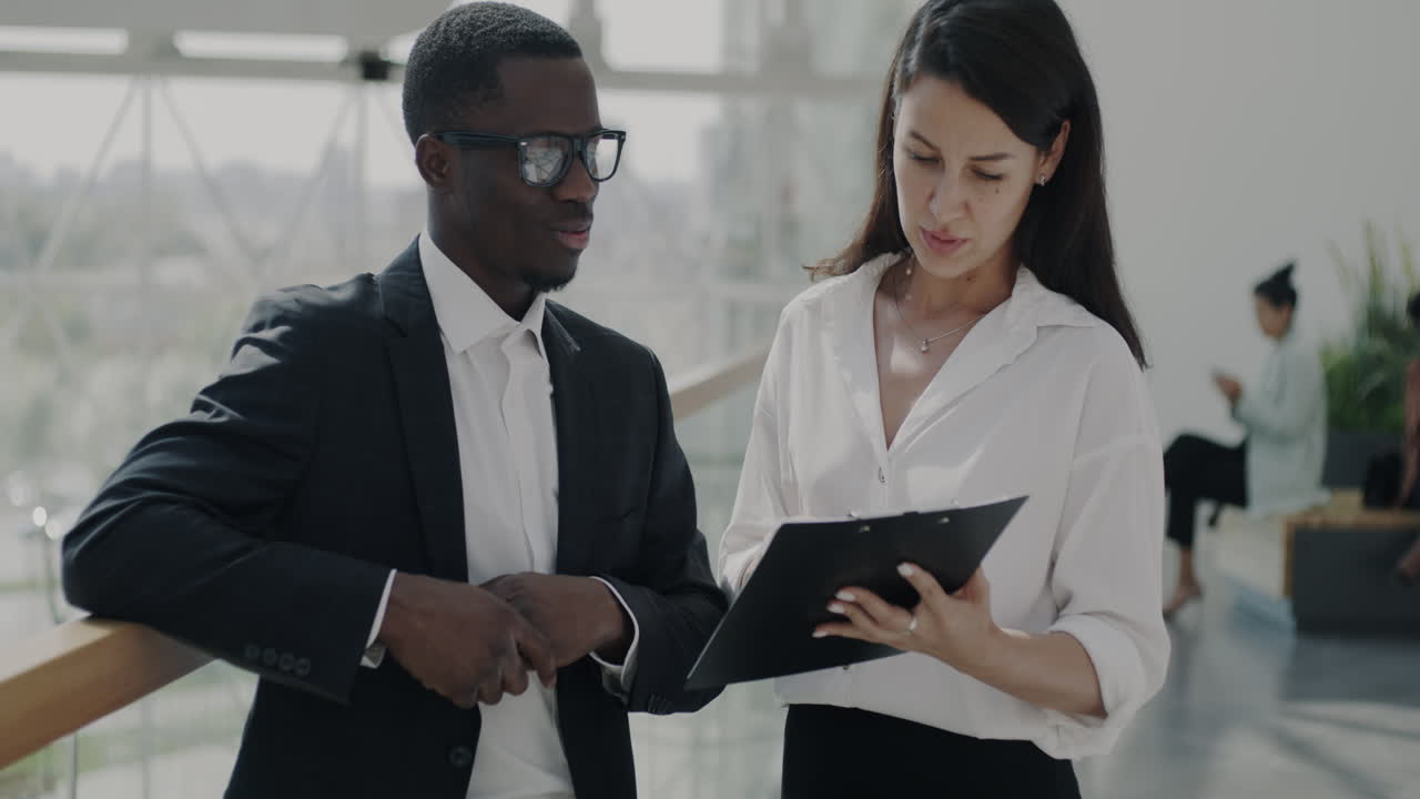 discusión de negocios