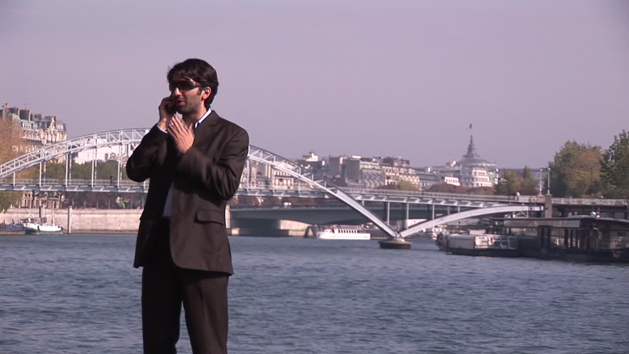 휴대전화에서 사업가