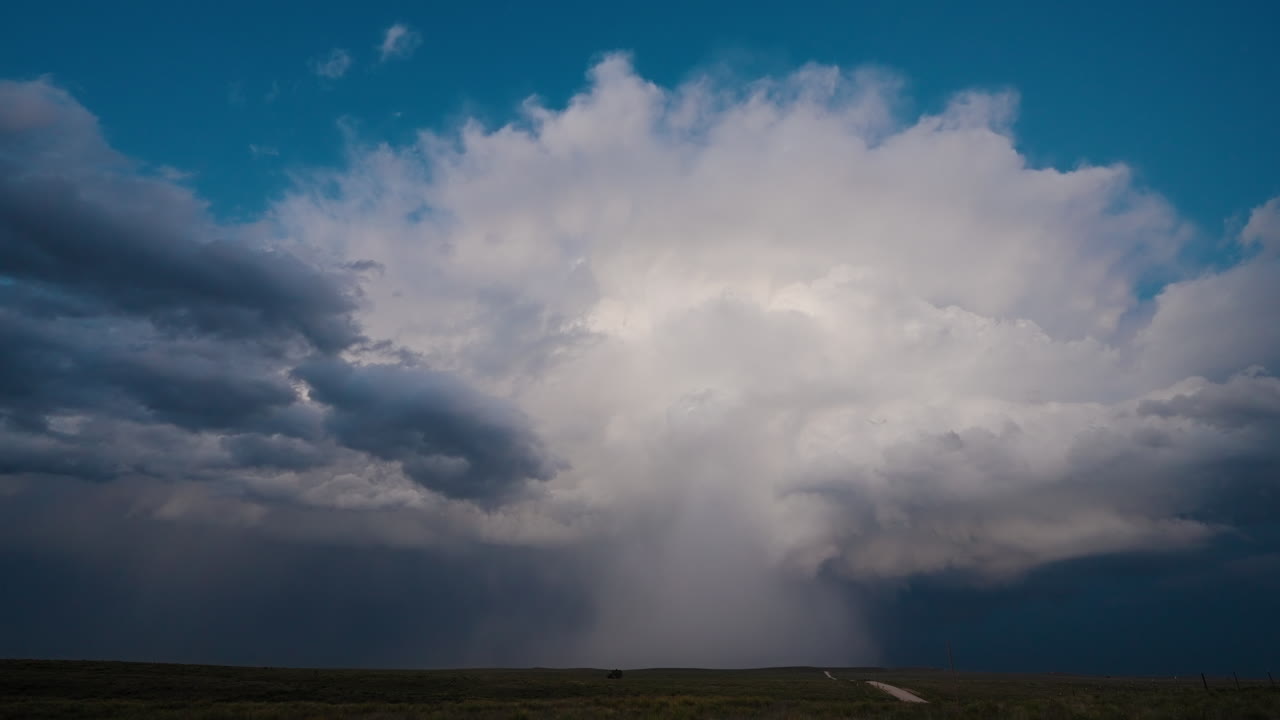 Stormy Weather over a Field
