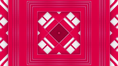 abstract geometric pattern with red and white squares