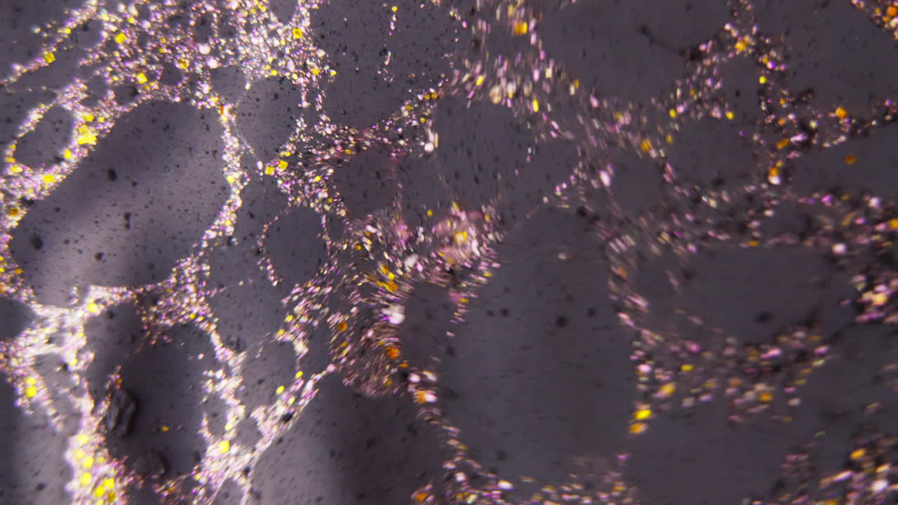 Abstract Dark Texture with Gold and Pink Glitter