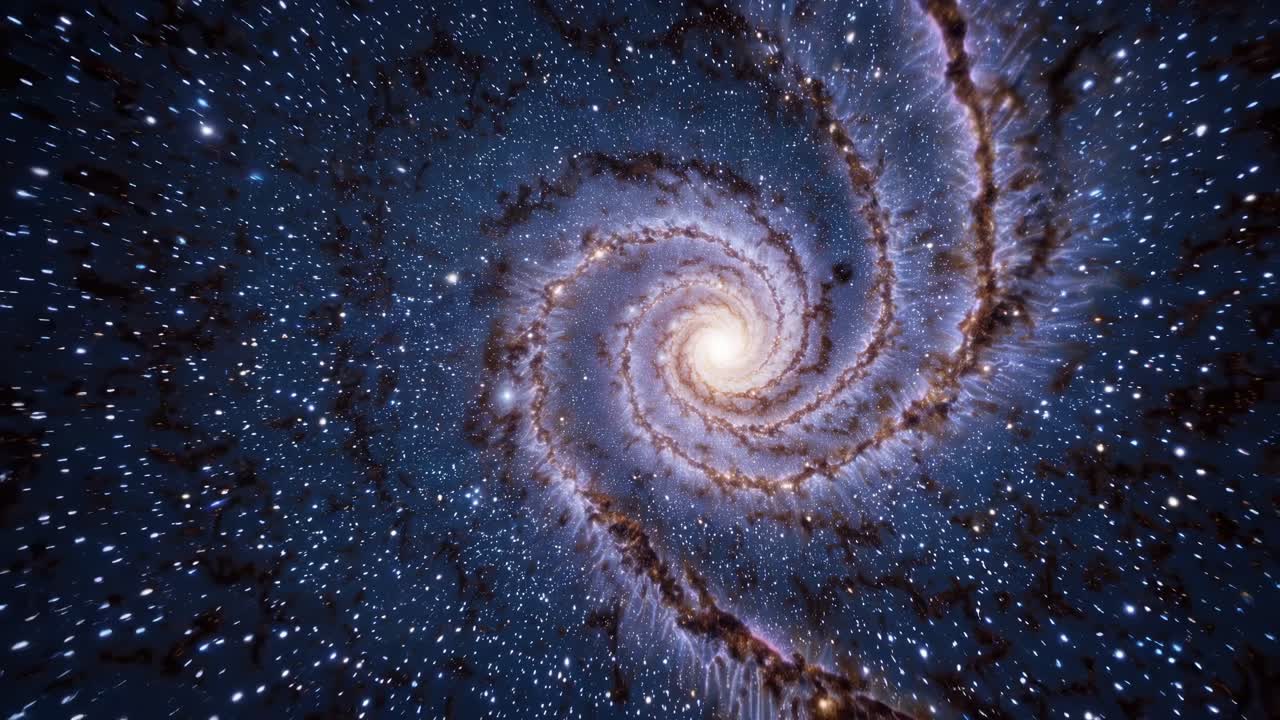 Spiral Galaxy in Deep Space