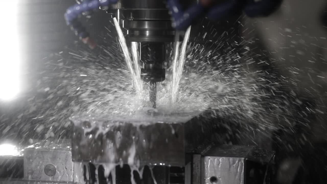 Fresatrice CNC per la lavorazione dei metalli.