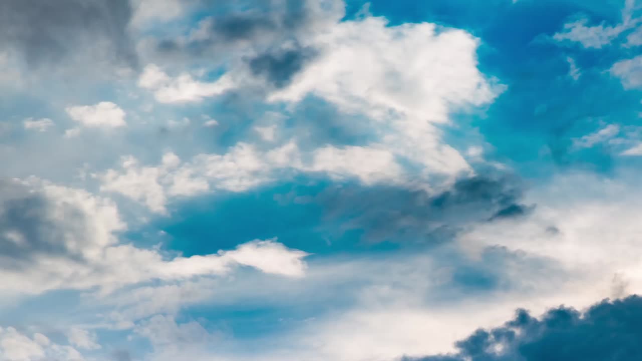 hermosas nubes en movimiento timelapse