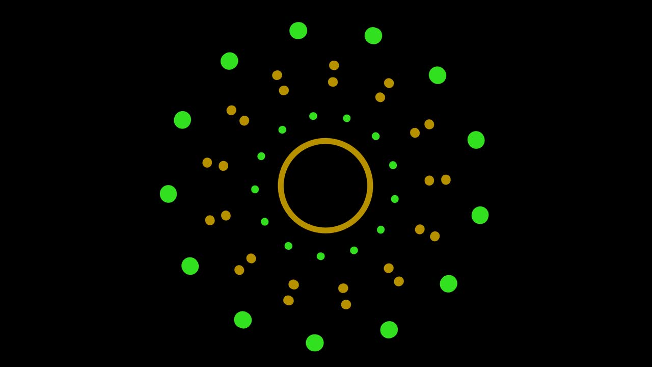 modelo de video 4k con efecto estroboscópico e hipnótico, en formato de video 16: 9.