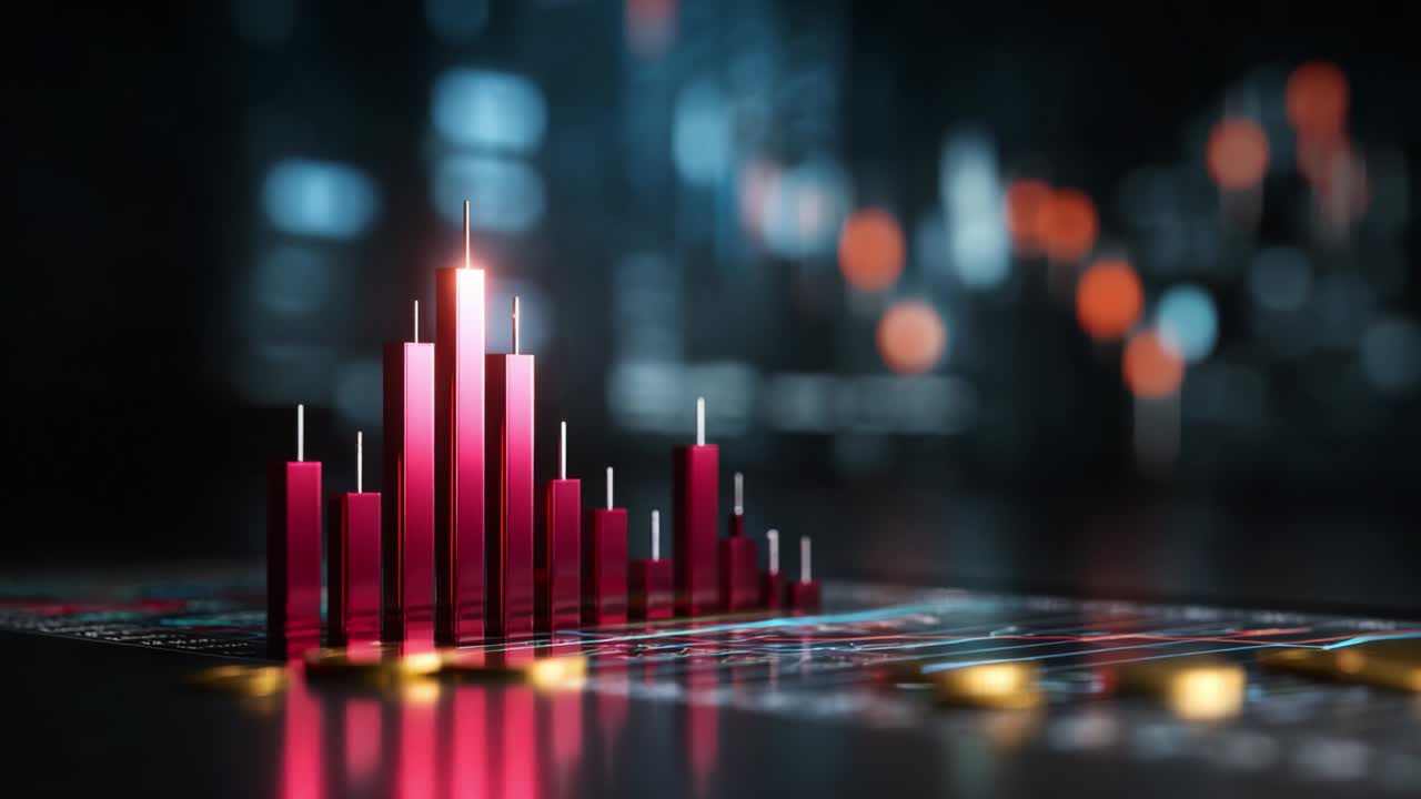 Dynamic Financial Visualization: Analyzing Stock Market Data with Emphasis on Candlestick Patterns and Trend Indicators in a Sleek and Modern Digital Environment