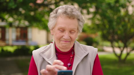 phone, retirement and senior woman on social media