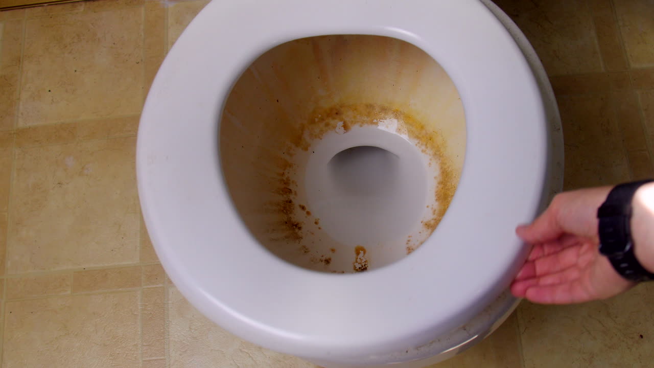 Dirty Toilet Bowl Free Stock Video Footage Download Clips