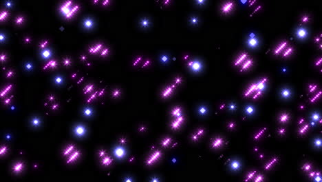 Abstract-beauty-purple-and-blue-dot-pattern-on-black