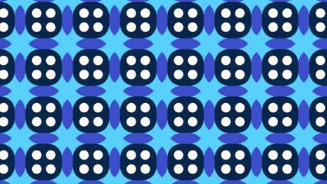 blue bloom grid – beautiful abstract background animation with colorful seamless pattern slide