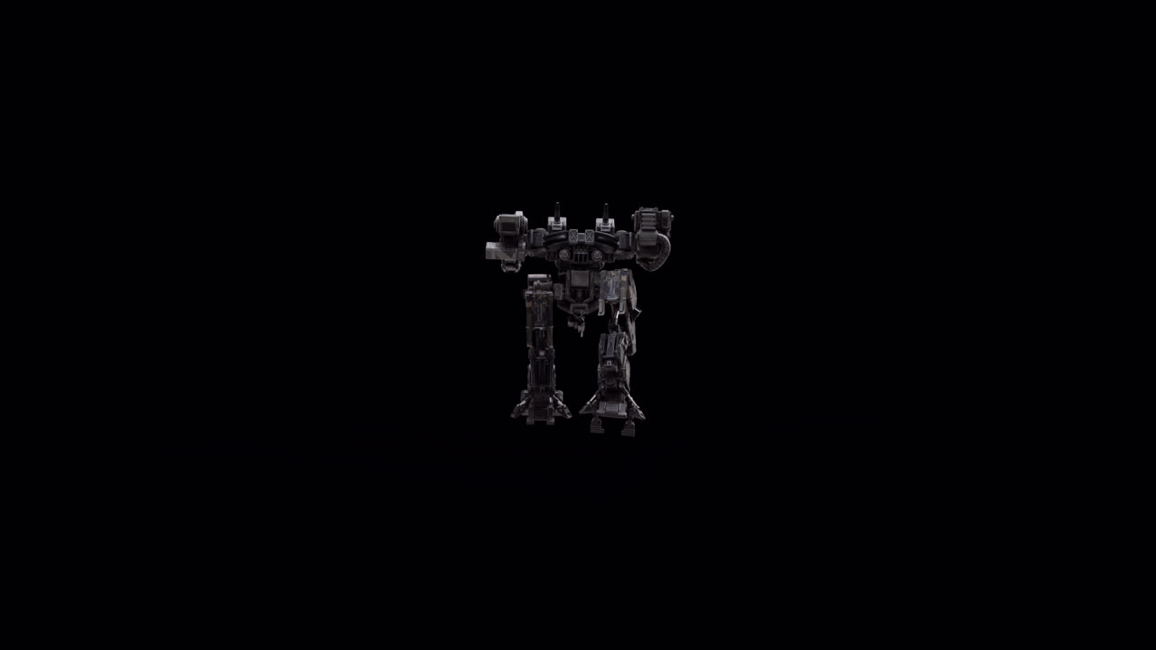 3D Model Of The Robot, Warrior Futuristic Machine Rendering Animation ...