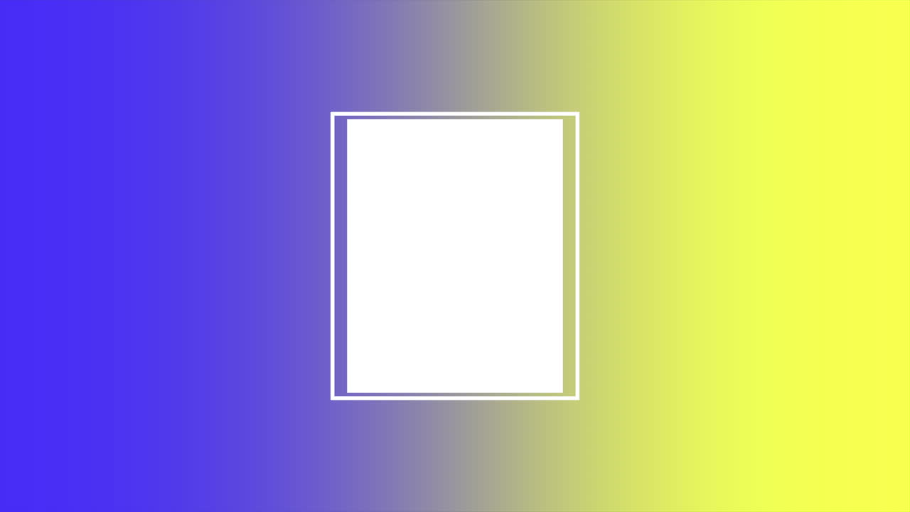 무지개 그라데이션에 흰색 사각형 패턴