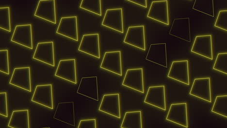 Dynamic-yellow-triangles-on-a-black-background-intricate-and-visually-striking-pattern