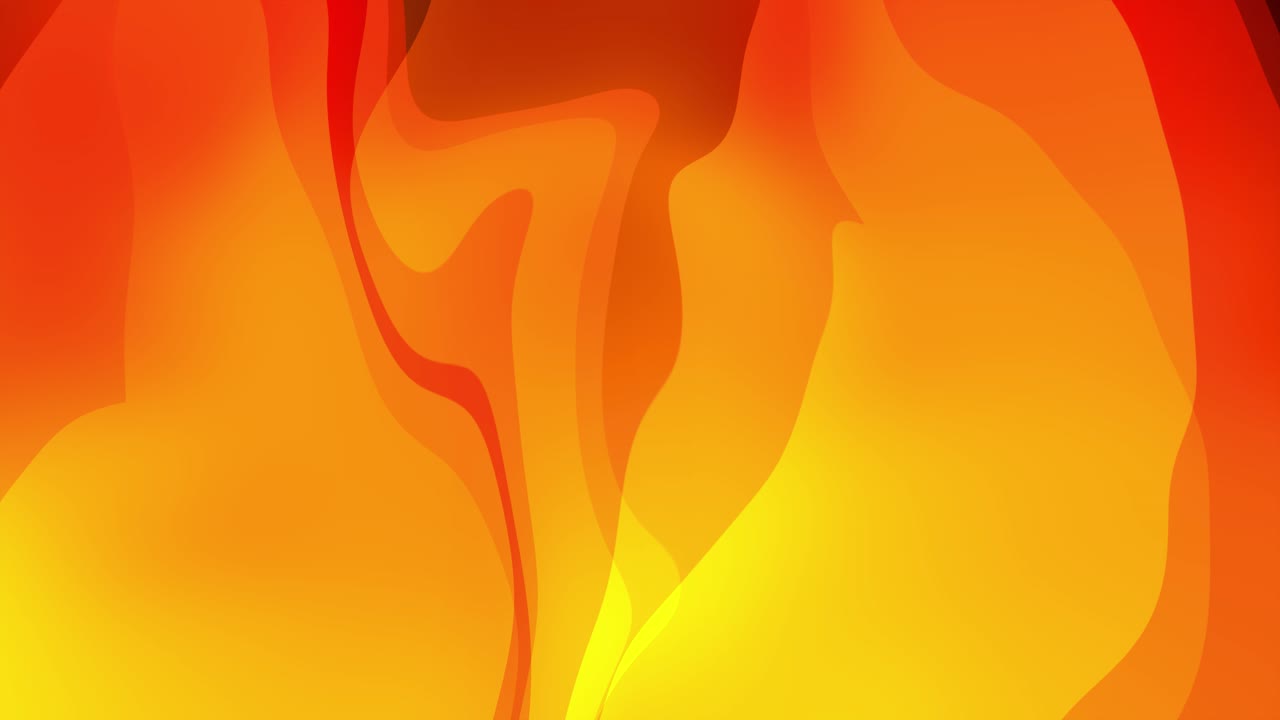 Abstract Orange and Red Fluid Design