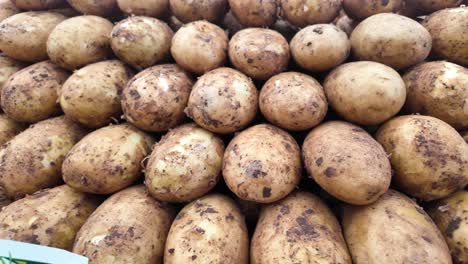 un montón de patatas